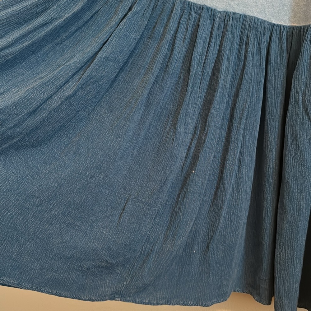 Oli & Hali Blue Washed Sleeveless Maxi Dress - Picture 15 of 16